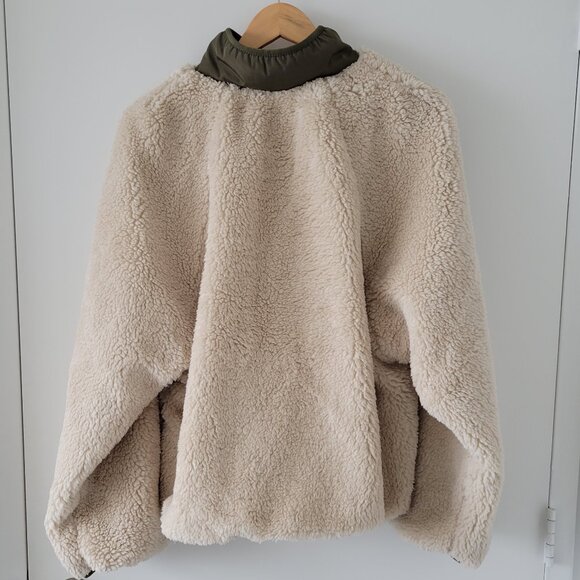 Fleece jacket - Oatmeal, high-pile, STOIC - Picture 4 of 5